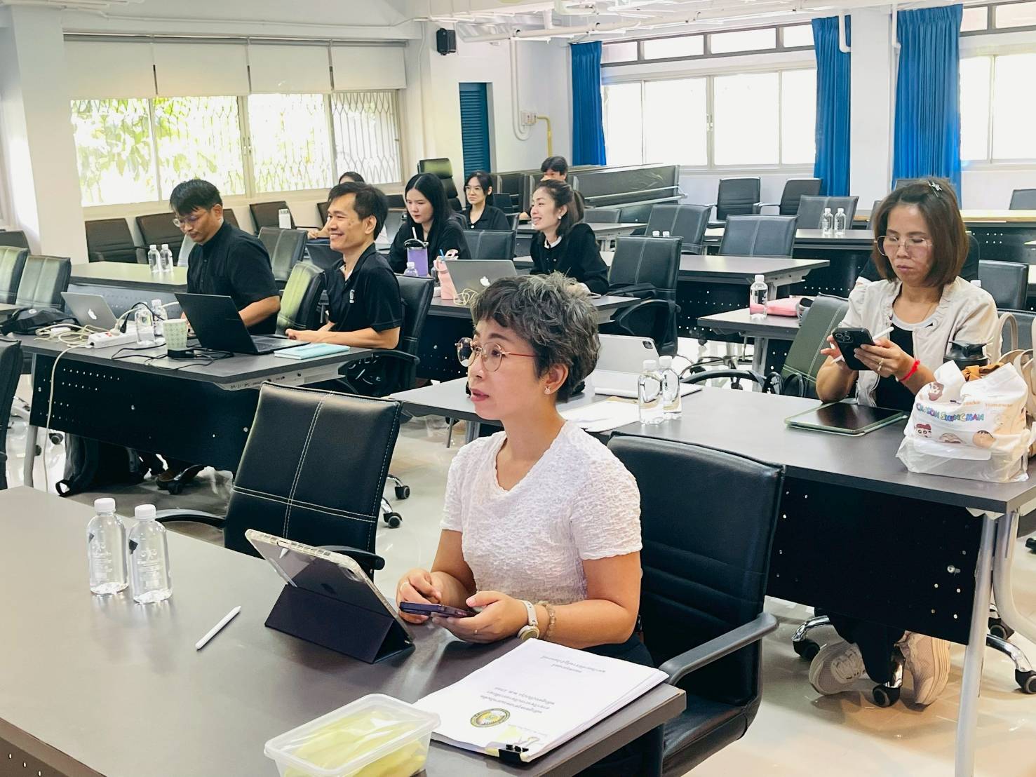 คณะวิทยาศาสตร์และเทคโนโลยี จัดโครงการอบรมเชิงปฏิบัติการ เรื่อง "การจัดการศึกษาที่มุ่งเน้นผลลัพธ์ (OBE) และการจัดทำรายงานการประเมินตนเอง (SAR) ระดับหลักสูตรตามเกณฑ์ AUN-QA" ณ ห้องประชุมปะการัง คณะวิทยาศาสตร์และเทคโนโลยี มหาวิทยาลัยราชภัฏรำไพพรรณี