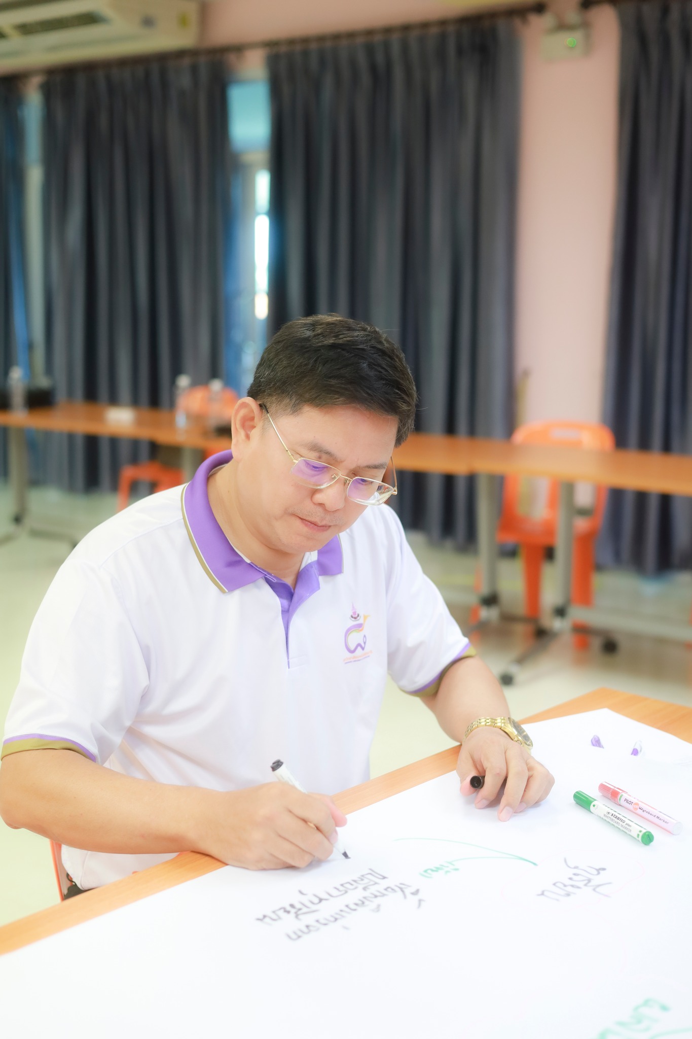 ศูนย์ประสานงาน อพ.สธ.-มร.รพ. จัดอบรมปฏิบัติการการพัฒนาแผนงานวิจัยและข้อเสนอโครงการบริการวิชาการ อพ.สธ. ปี 2571