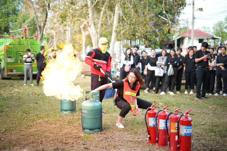สำนักงานอธิการบดีเสริมทักษะดับเพลิง สร้างความปลอดภัยระดับมาตรฐานสากล 2568