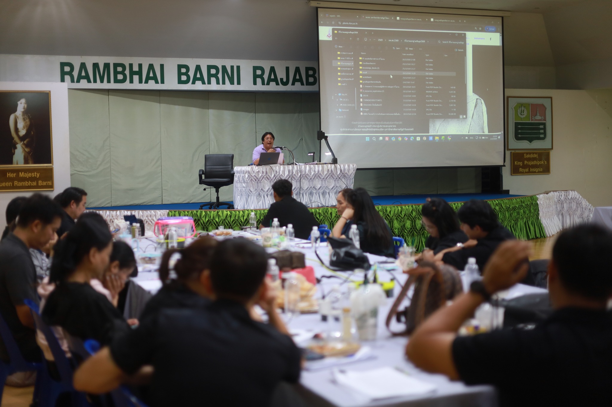 ศูนย์ประสานงาน อพ.สธ. - มหาวิทยาลัยราชภัฏรำไพพรรณี (อพ.สธ.-มร.รพ.) จัดโครงการอบรมปฏิบัติการ หลักสูตร การสำรวจและจัดทำฐานทรัพยากรท้องถิ่น (9 ใบงาน) ครั้งที่ 1/2569 (วันที่3)