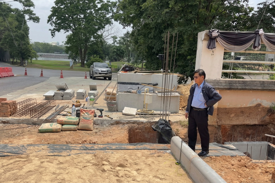 ปรับปรุงประตูทางเข้า ยกระดับทัศนียภาพมหาวิทยาลัย