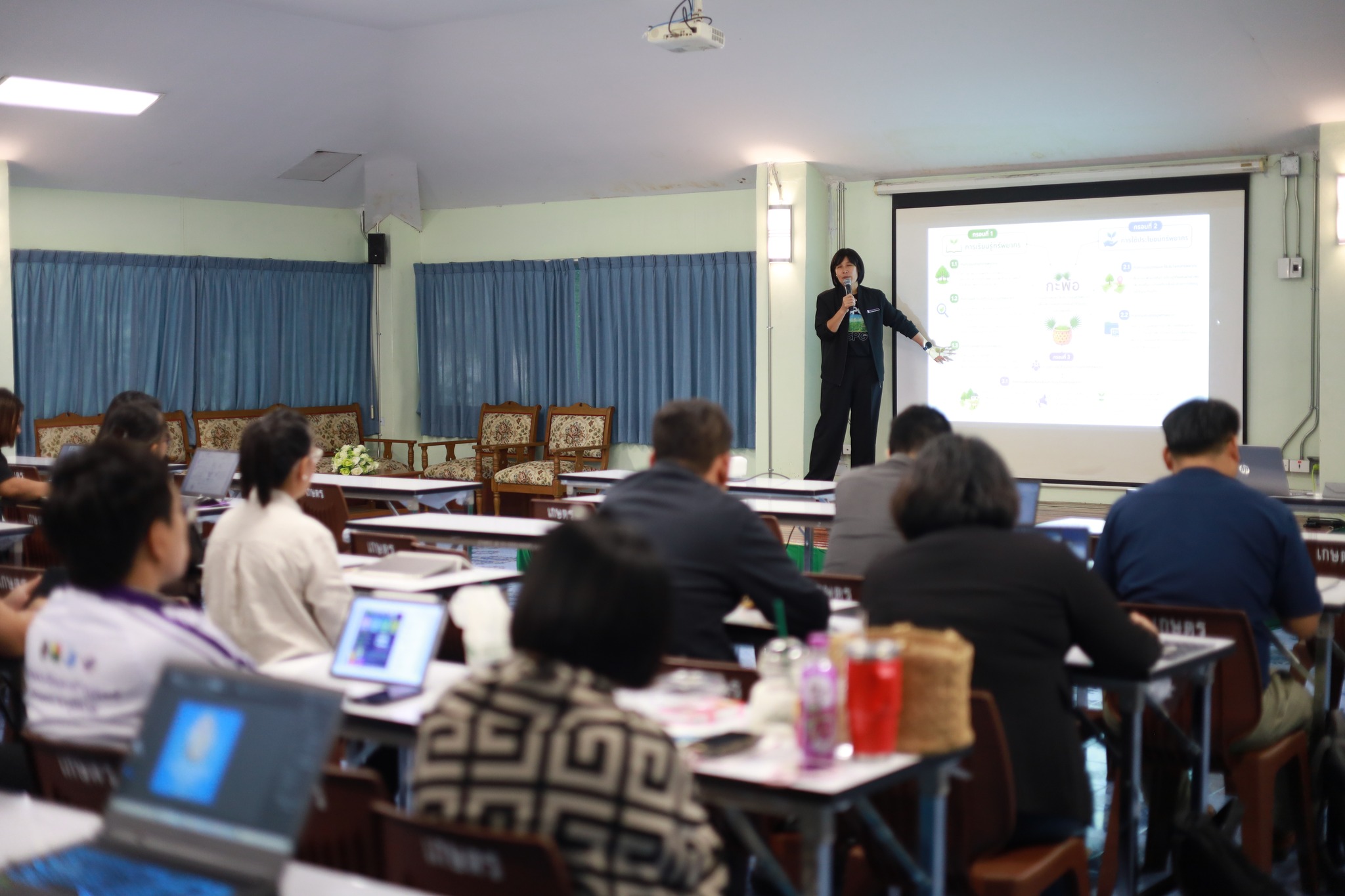 มรภ.รำไพพรรณี ติวเข้มบุคลากร! จัด Workshop เขียนข้อเสนอโครงการ อพ.สธ. ปี 2571 ตามแผนแม่บทระยะ 5 ปีที่แปด